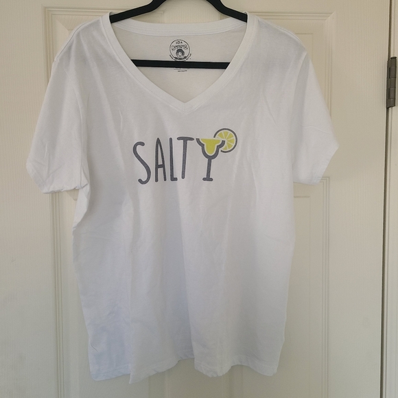 Salty t shirt by Dumpster Diver women's XXL. Made from recycled bottles. - Picture 1 of 3